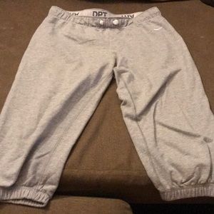 Grey Nike capris